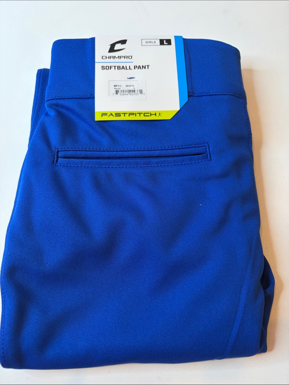 Champro Girls Tournament Traditional Softball Pant - BP11 Royal Blue Girls Large